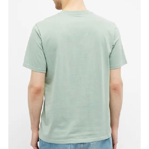 T-shirt homme Carhartt Wip Script - Bleu - Manches courtes - Jersey 100% coton