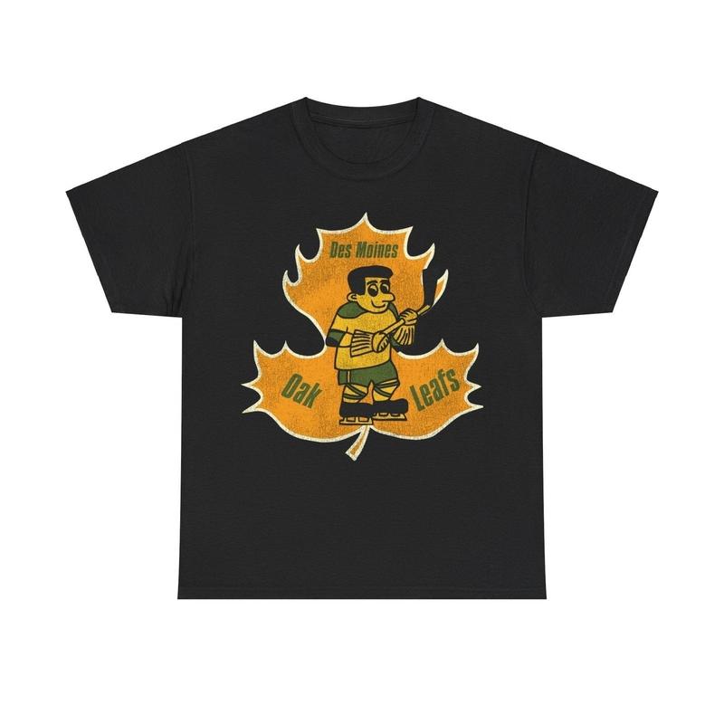 

Des Moines Oak Leafs Iowa Ice Hockey Unisex T-shirt S