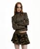 Rough Neck Camo Low-Rise Skirt