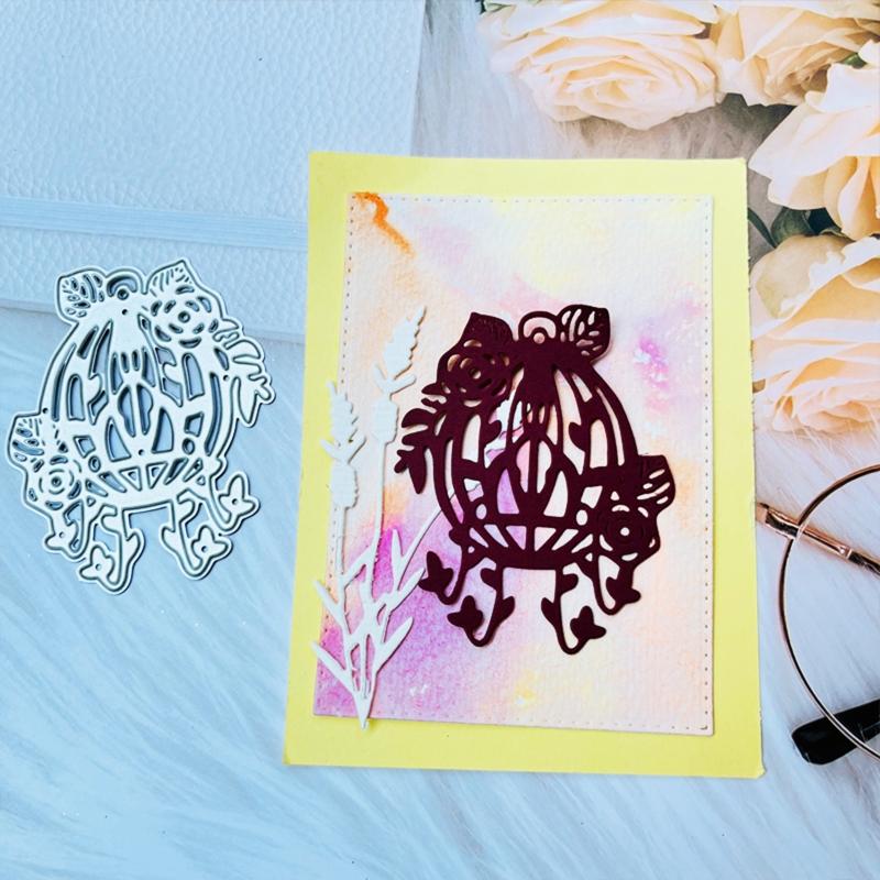 Bird Cage Cutting Dies Bird Cage Die Cut Templates Carbon Steel Cutting Dies for Scrapbooking Card Making Album