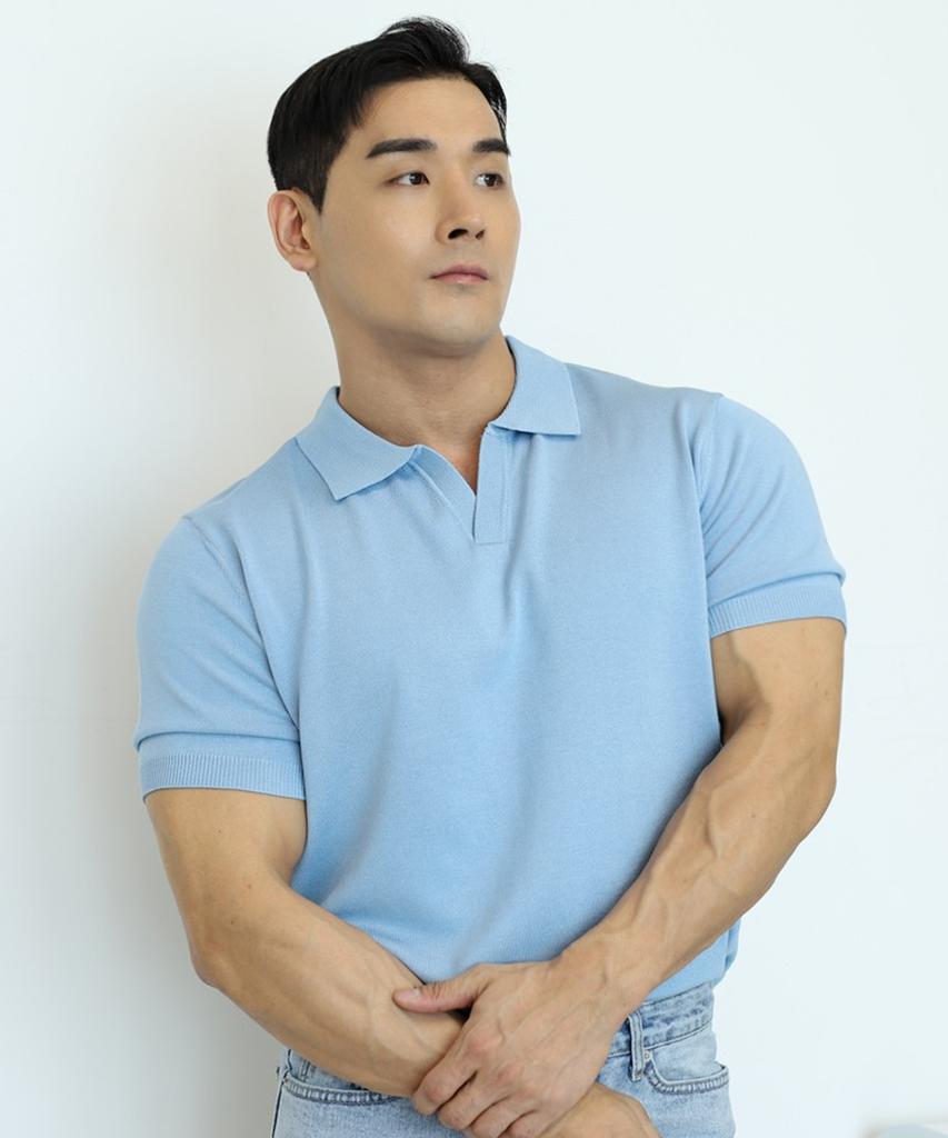 Bestfit Ice Open Collar Short Sleeve Knit (Type B)