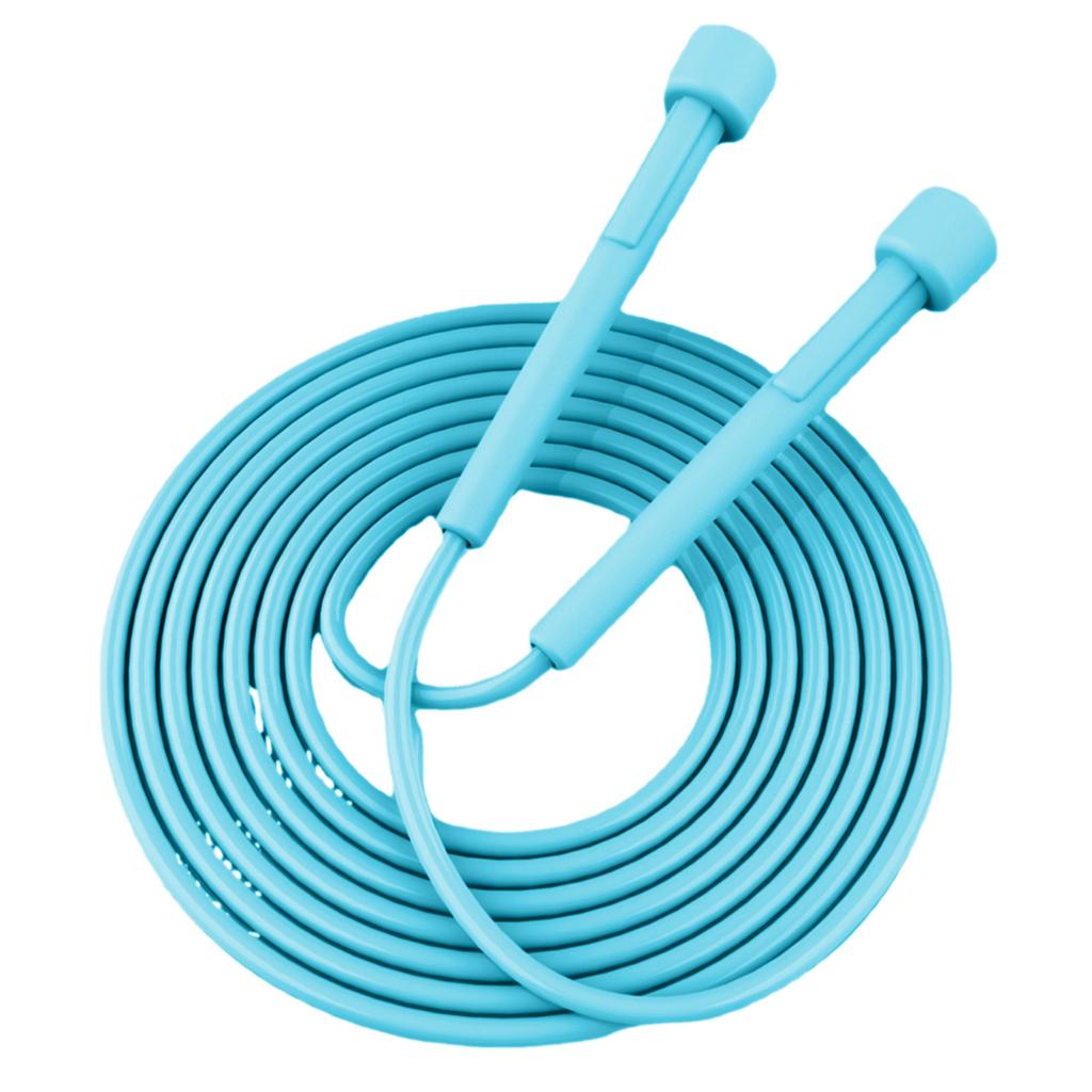 Cuerda para saltar de longitud ajustable, ligera, de PVC, para entrenamiento físico, regalo deportivo para niños y adultos.