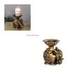 Elephant Statue Holder Vintage Resins Animal Sculpture Housewarmings Gift HX6C