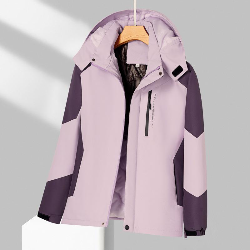 Autumn and Winter Windproof Jacket Women's Graphene Inner Thickened Cotton-padded Jacket Cold-proof Jacket Outdoor Sports Mountaineering 