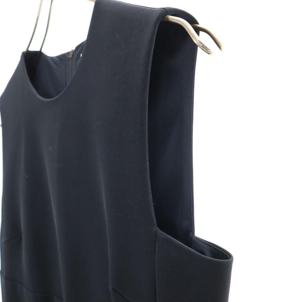 FOXEY NEW YORK No sleeve Knee-length dress 40 Navy Women Used