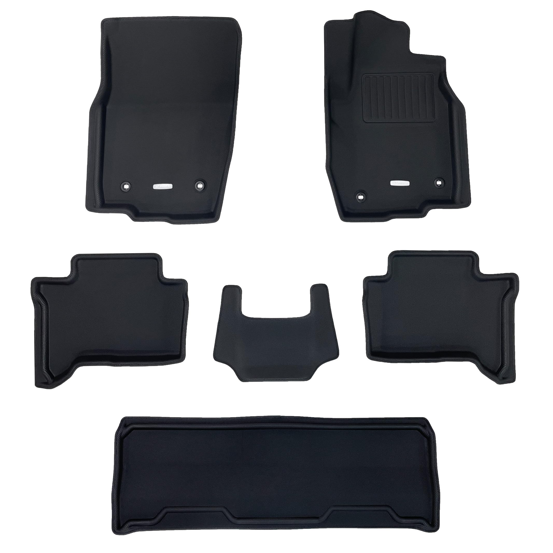 

Комплект напольных ковриков Clazzio 3D Type для 1 Land Cruiser 250 GDJ250W TRJ250W 7 Seaters Rubber Type Black / R6(2024)/4~ ET-1625 [5EETC1625K] чёрный