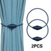 2pcs European Style Conical Shaped Strong Magnetic Curtain Tiebacks for Thin or Heavy Curtains, Suitable for Home, Living Room