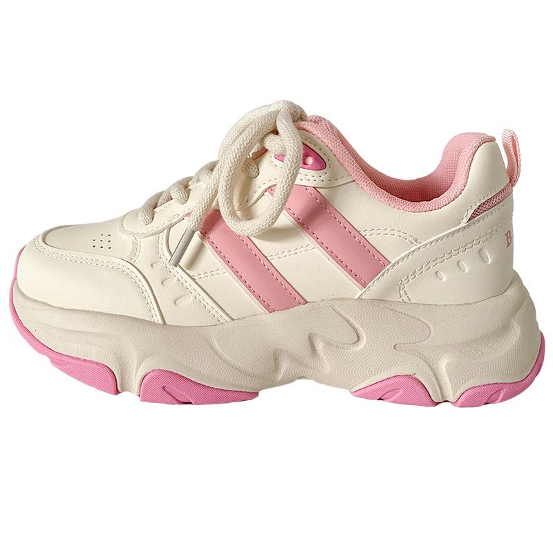 

LZ6058 latex insole/cold dip lightweight platform sneakers women s shoes casual dad shoes 2025 spring new 40