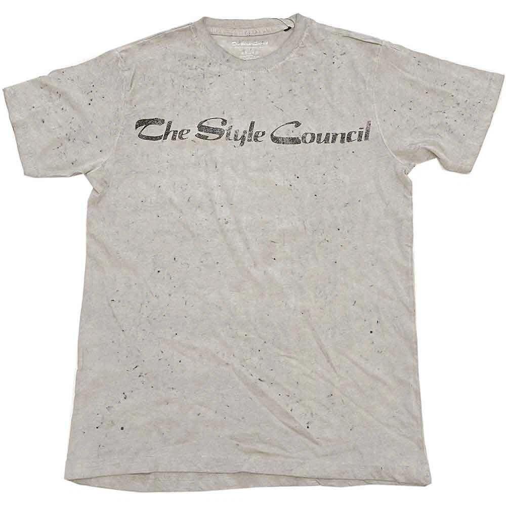 The Style Council Unisex T-Shirt: Logo (Dye-Wash) (Medium) 2XL