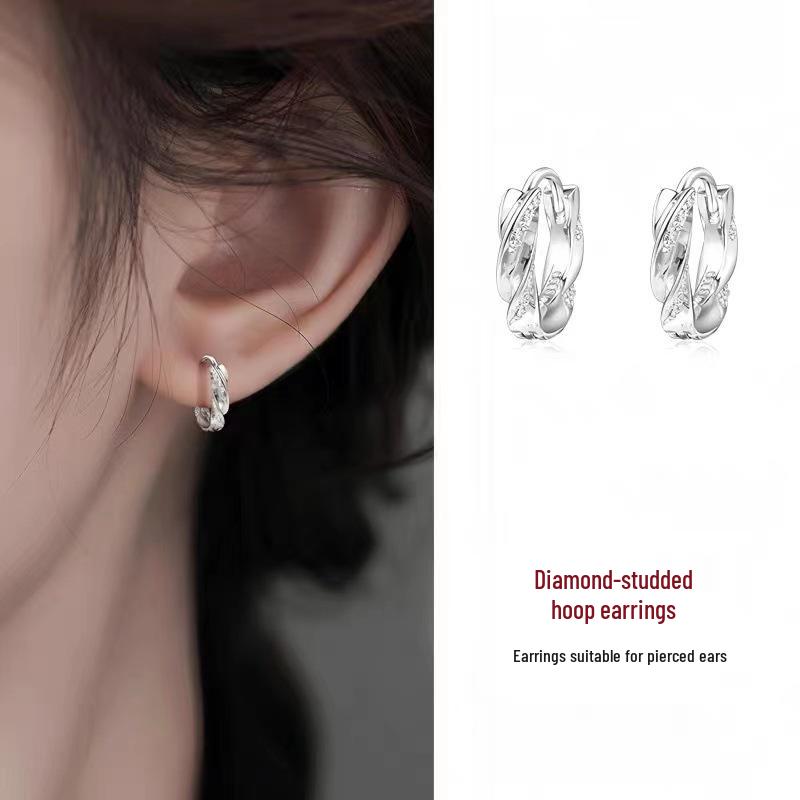 2024 Möbius Earrings: Trendy High-End Ear Hoops & Studs for Men and Women