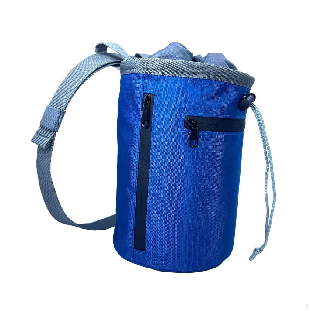 Chalk Bag for Climbing with Zipped Pocket, Practical, Portable And Adjustable, Storage Belt