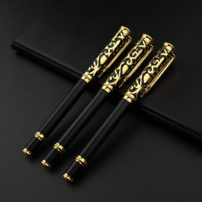 Hochwertiger Luxus-Kugelschreiber mit Skulpturmuster, Tintenroller, Büro-/Schule-Schreibstift, individuelles Logo, Name, Geschenk