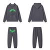 SP5der Spinnenweb Plus Velours Hoodie & Joggingbroek Set - Unisex Trendy Streetwear