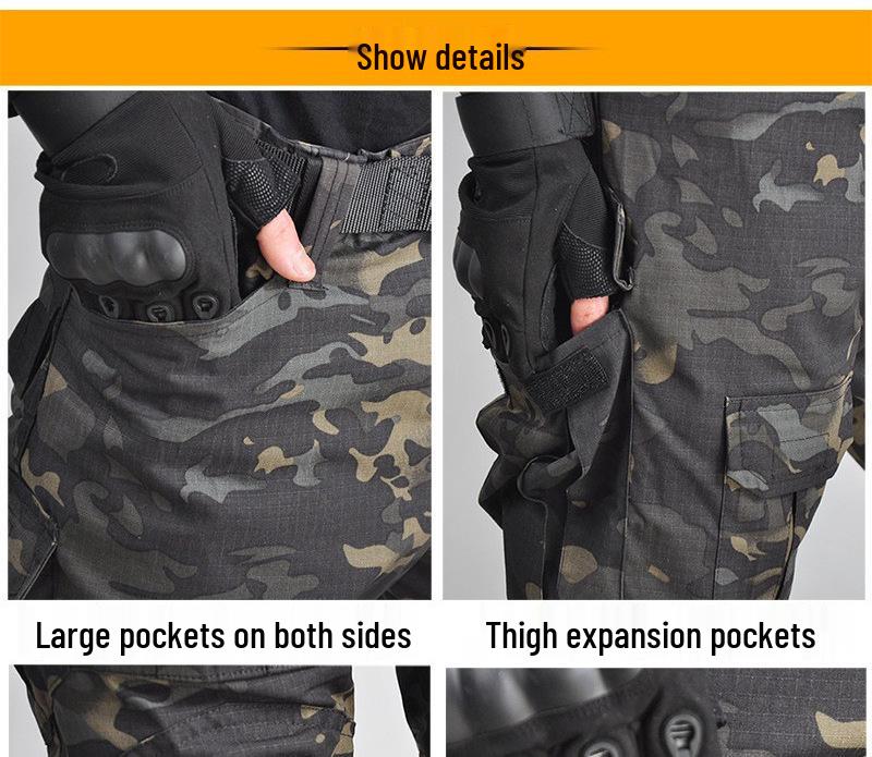 Tactical G2 Windproof Camouflage Frog Suit Pants for Outdoor Use