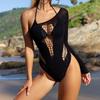 Half-length Long-sleeved Tights Mesh Bikini Hip-wrapped Sex Underwear Three-point Onesie