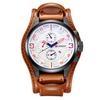 CURREN 8225 Men's Large Leather Strap Sports Watch Popular Men's