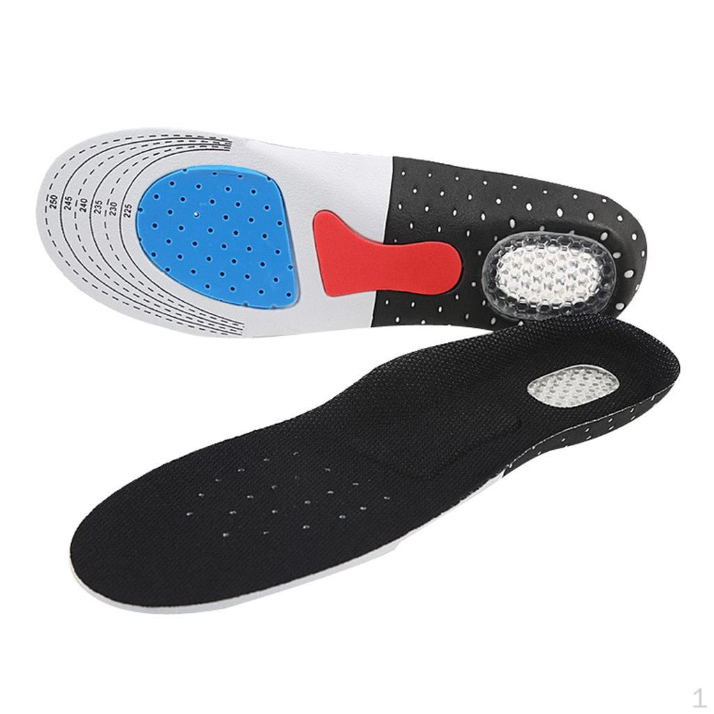 1 Pair Orthotic Arch Support Insoles Gel Cushion For Shock Absorption