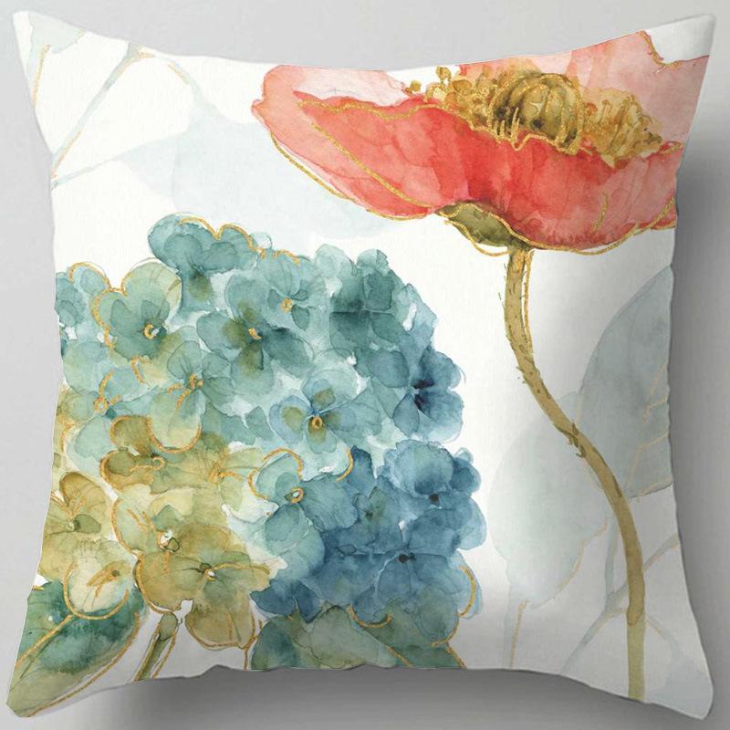 Home Decor Floral Patterns: Cherish Every Moment Pillow Covers Pattern Cushion Cover Suitable for Sofa Bedroom Car Pillow Cover
