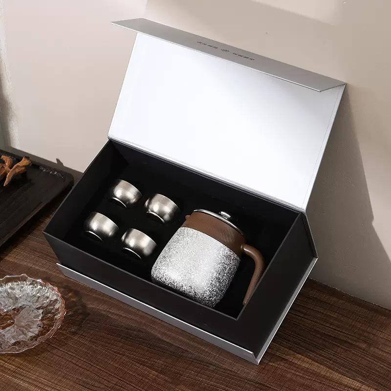 Titanium-Coated Stewing and Separation Teapot - Ideal for Home, Business Gifts, Tea & Coffee Insulation