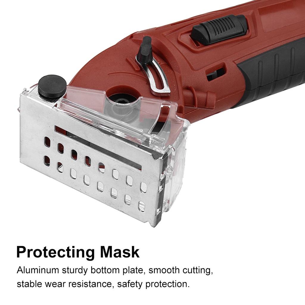 500W Mini Circular Saw Hand Tool Electric Wood Cutting Tool Vacuum Tube Tile Cutter DIY Power Tools with 3 Blades