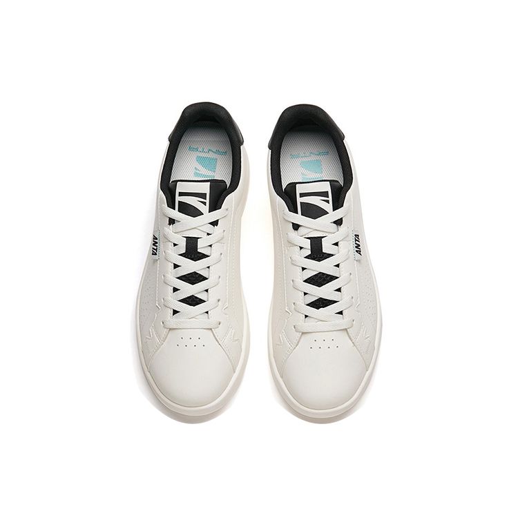 Anta Lifestyle Series Fashion Casual Low-Top Skate Shoes Men sneakers White Black 112218062-3