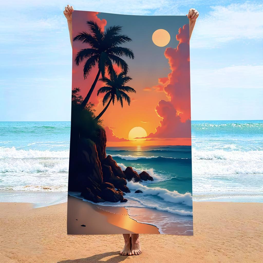 Pink Bowknot Printed Beach Towel Cute Coquette Aesthetic Polyester Bath Towel Quick Dry Sandproof Blanket for Girl Summer Travel