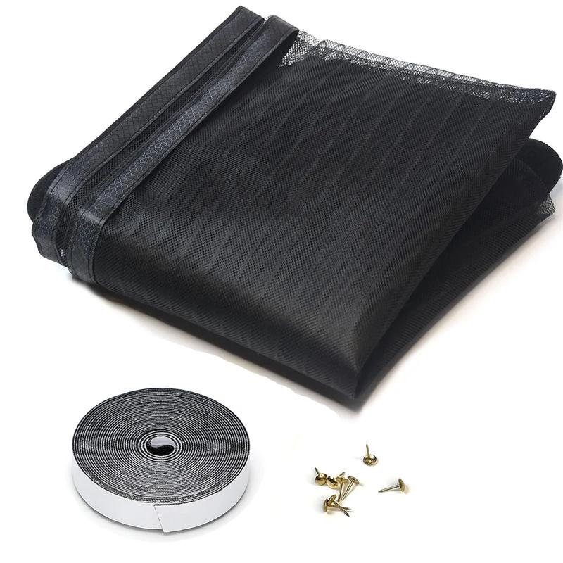 Summer Self-adhesive Window Screen Anti-Mosquito Prevent Flying Insects Invisible Mesh Curtains Removable Magnetic Screen Window