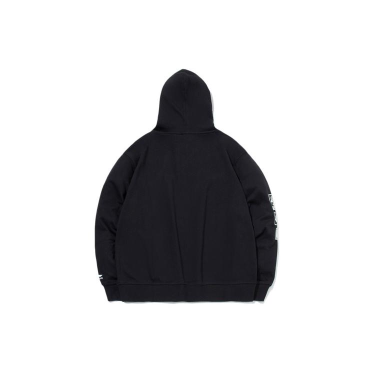 Li Ning Sweatshirts Men's Black Hooded Moderate Regular AWDR025-1