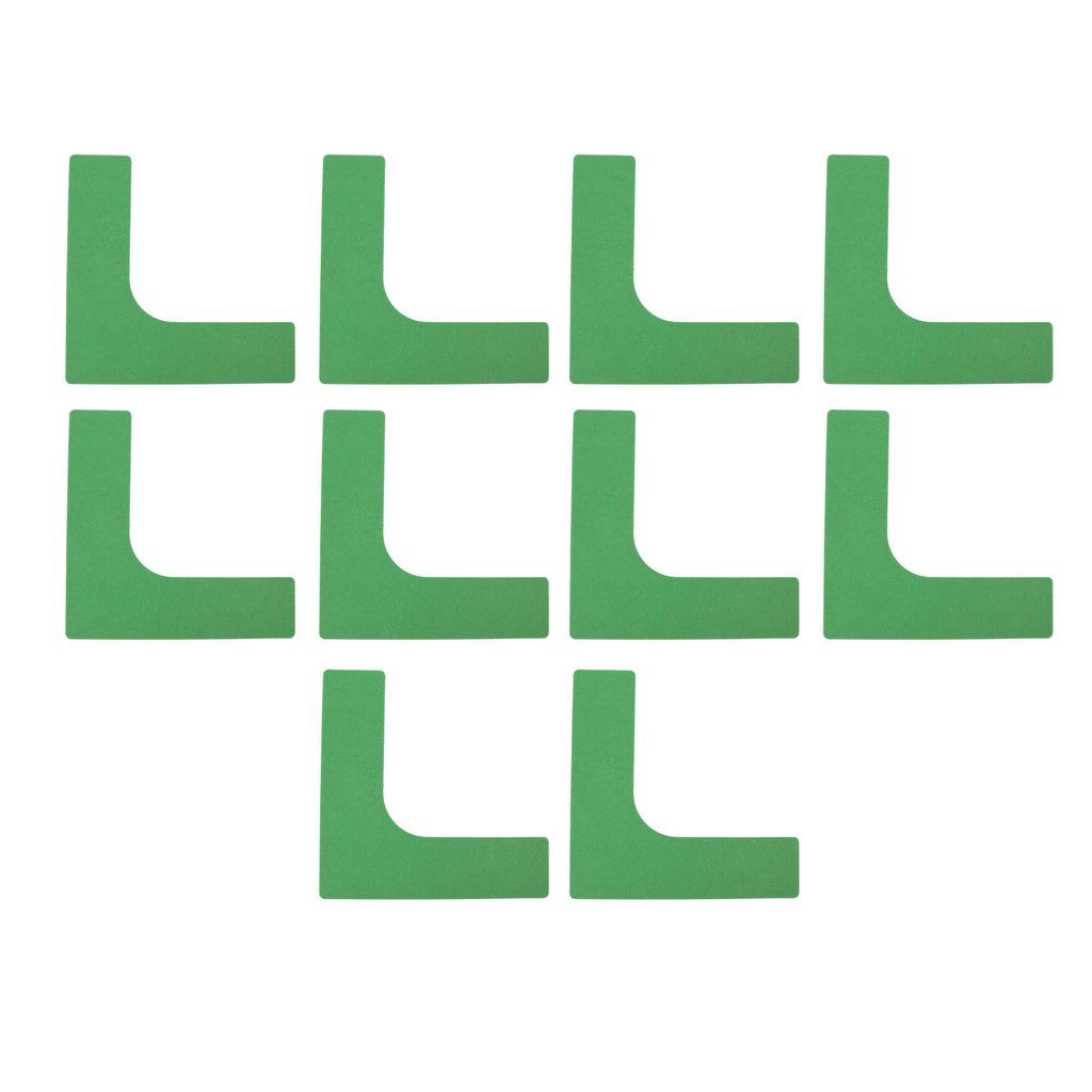 10 PCS Tennis Court Line Boundary Markers Right Angle Plane Landmark Court Marker for Football Badminton Green