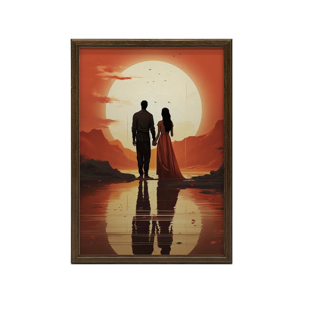 A Moment Together A Moment Together, 70X100 Cm, Unframed, Premium Canvas On Stretcher
