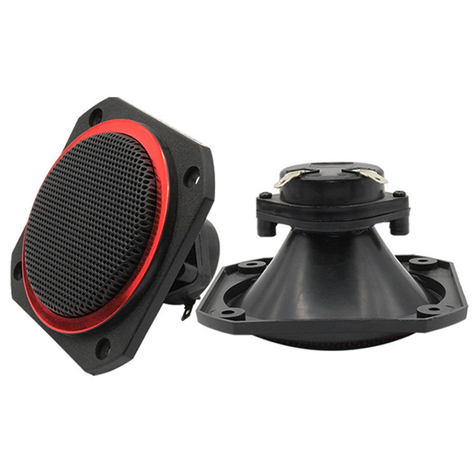 

High Efficiency 4Inch Square Tweeter Speakers Featuring Durability Plastic Construction Tweeter for Music Movie and Game 1