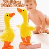 138 Music Talking Duck Toy Electric Singing Duck Baby Toy Walking Plush Duck  Christmas Gifts