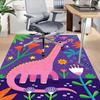 1pc Dinosaur Fantasy Area Rug Soft Flannel Floor Mat for Living Room, Bedroom and Carpet, Sofa Coffee Table Floor Mat, Decorative Rug Q12