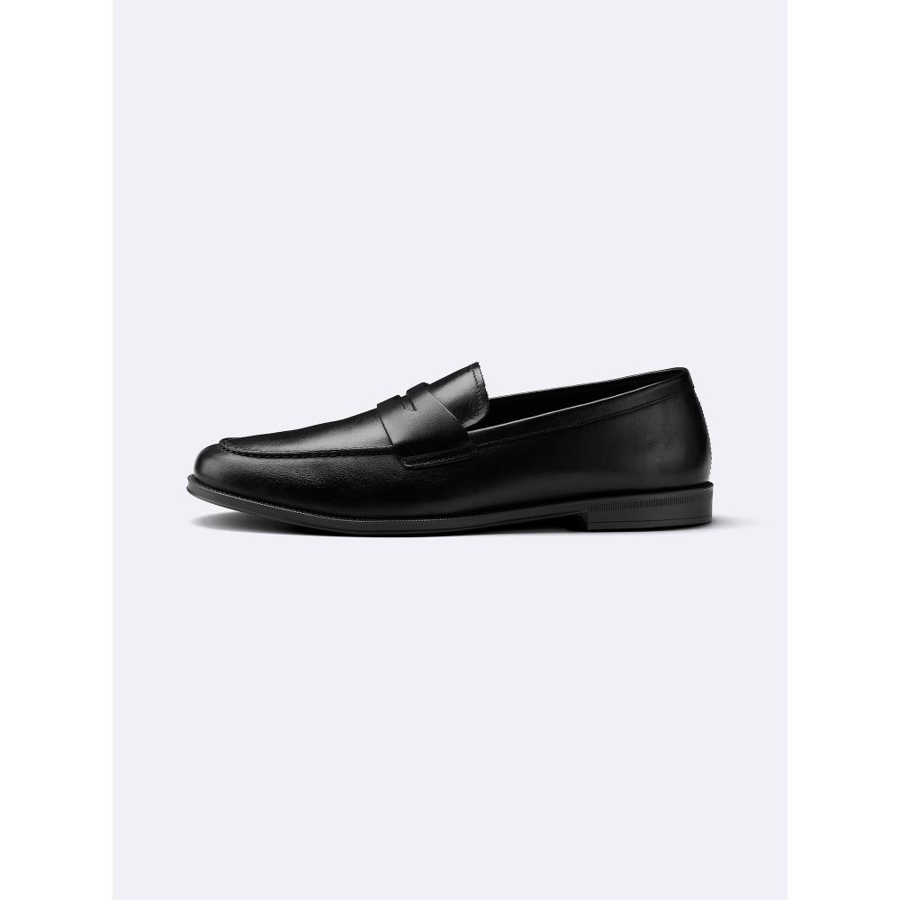 Gu Leather Flat Loafer+e