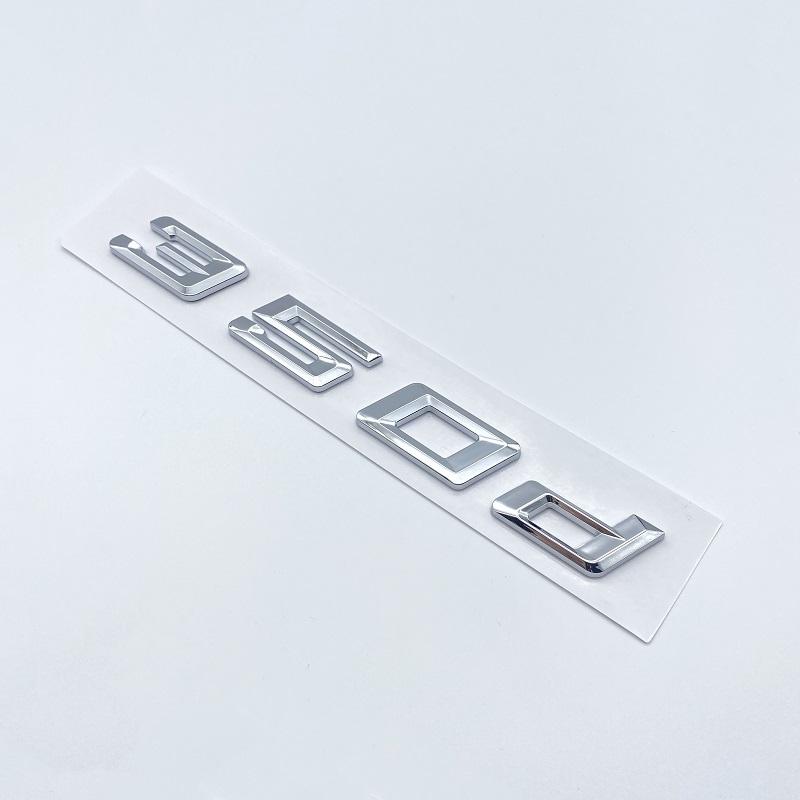 Nová čísla písma Písmena 316d 318d 320d 325d 328d 330d 335d Emblém GT ABS pro BMW řady 3 E90 E46 F30 Logo kufru auta