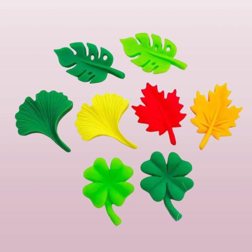 10Pcs New Resin Lovely Mixed Mini Leaves Flatback Cabochon Scrapbook Kawaii DIY Embellishments Accessories W02