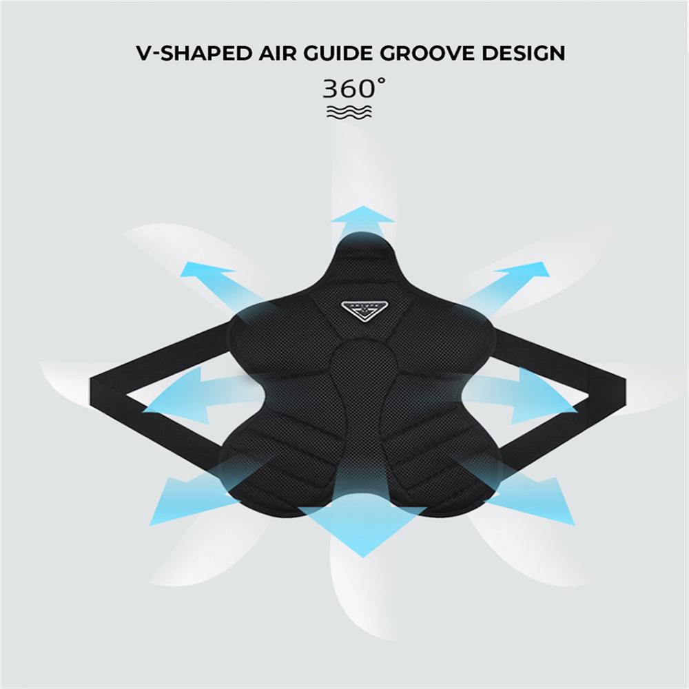 Universal Motorcycle 3D Air Seat Cushion Cover Breathable Heat Insulation