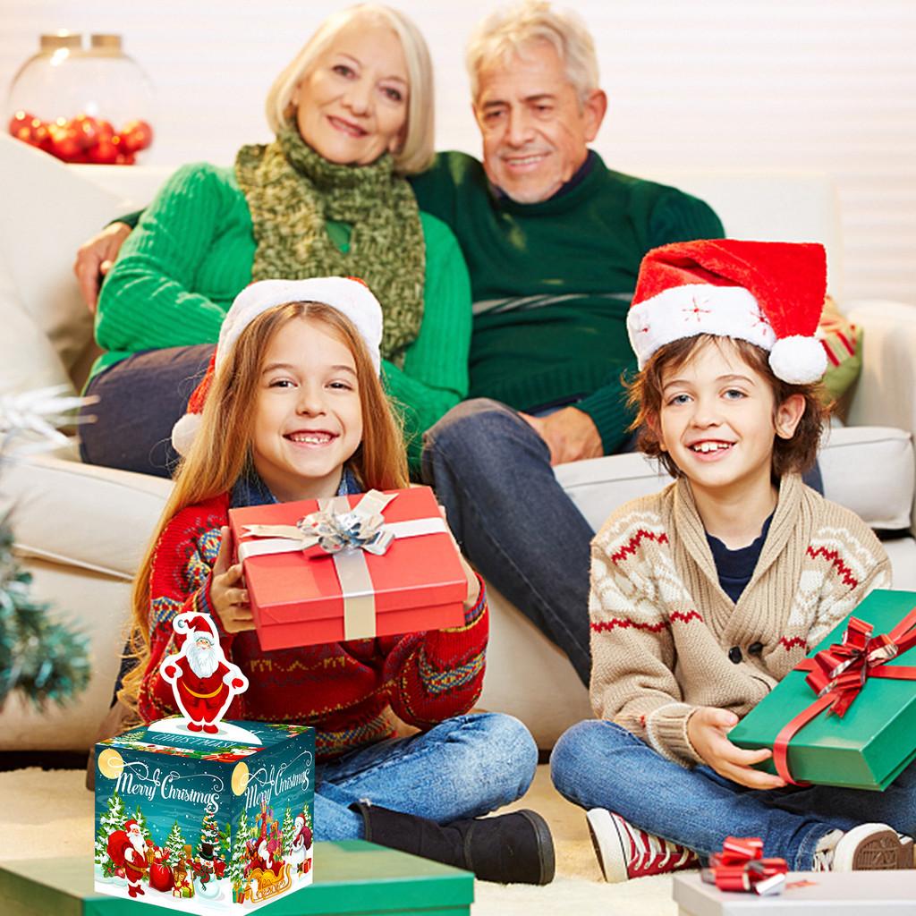 Gift Box Christmas With Blue Gradient Design For Party Decor And Giving Gift