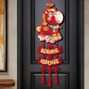2Pcs 2026 Horse New Year Pendant Lucky Character Door Ornament Red 5D New Year Decorations