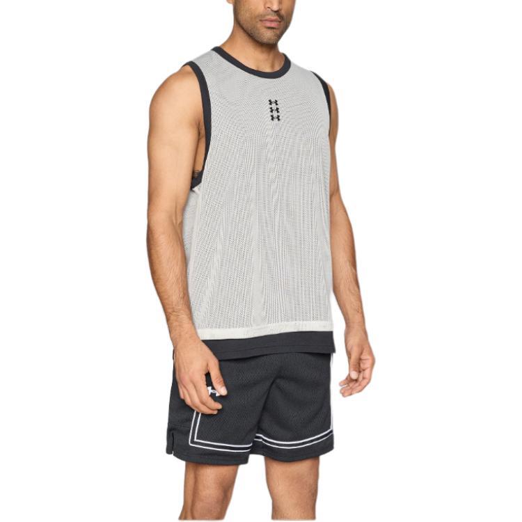 Under Armour Hoops Crew Neck Sleeveless Vest Men tops 6012824-100