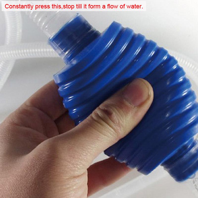 Halvautomatisk vattenbyte Akvariumsifon Akvariumsifon Dammsugarpump