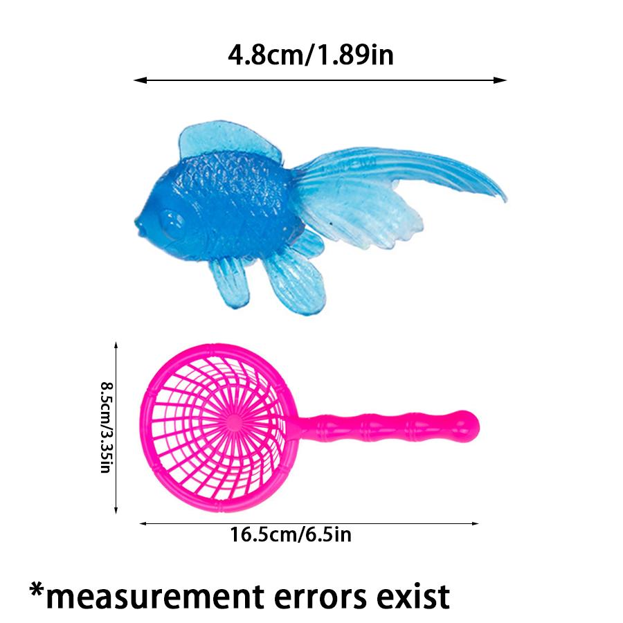 11/22pcs Simulated Fishes & Fishing Net Semi Transparent Rubber Marine Animal Model Aquarium Fish Tank Decor Ornament XJM