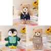 Cute Penguin And Bear Plush Toys With Soft Cotton Fill For Kids Birthday Gift