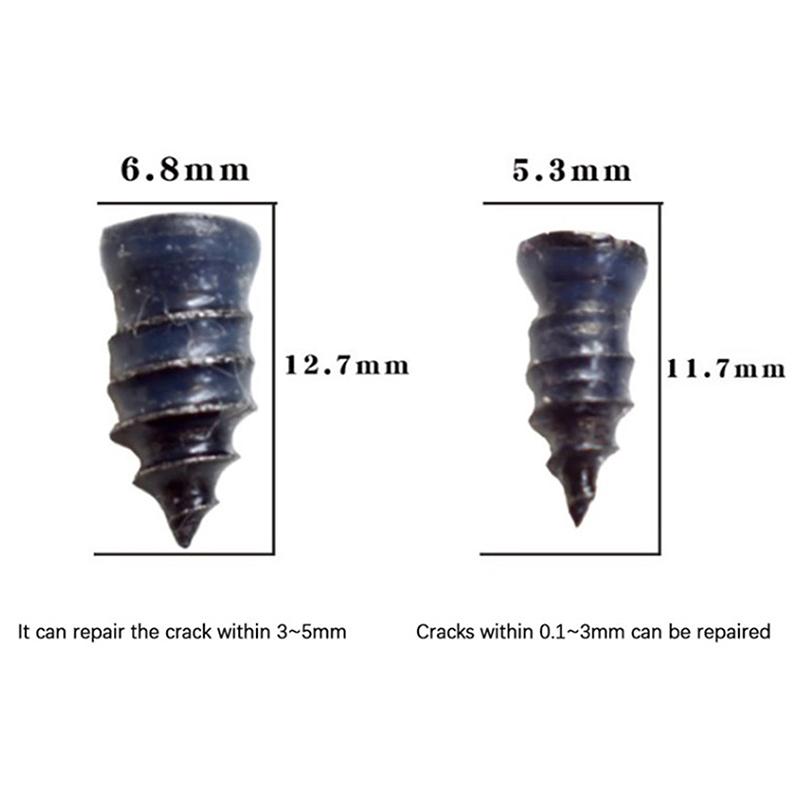 10/20Pcs Car Motorcycle Vacuum Tyre Repair Nails Truck Scooter Bike Tire Puncture Repair Tools Rubber Metal Nails Accessories