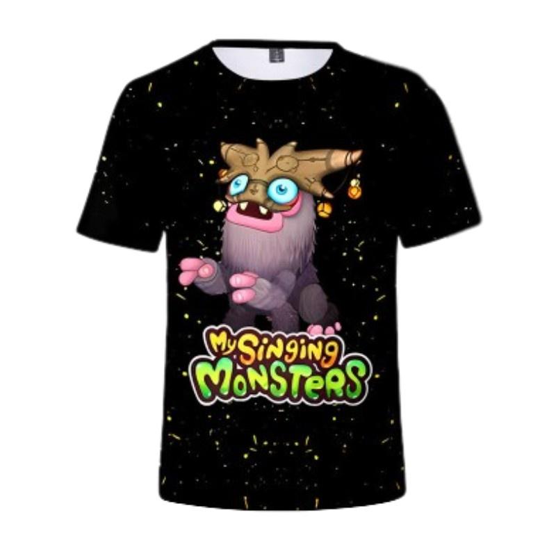 My Singing Monsters Summer T-shirt With Digital Print For Teenagers