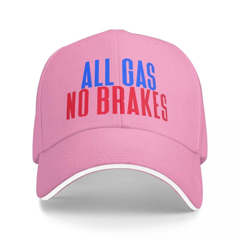 All Gas No Brakes Andrew Callaghan Baseball Cap Visor Christmas Hat Golf Cap Funny hats For Women Unisexs
