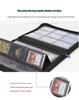252-Card Large Capacity Hard Album: 9-Pocket Toploader Transparent Pokemon Card Storage.