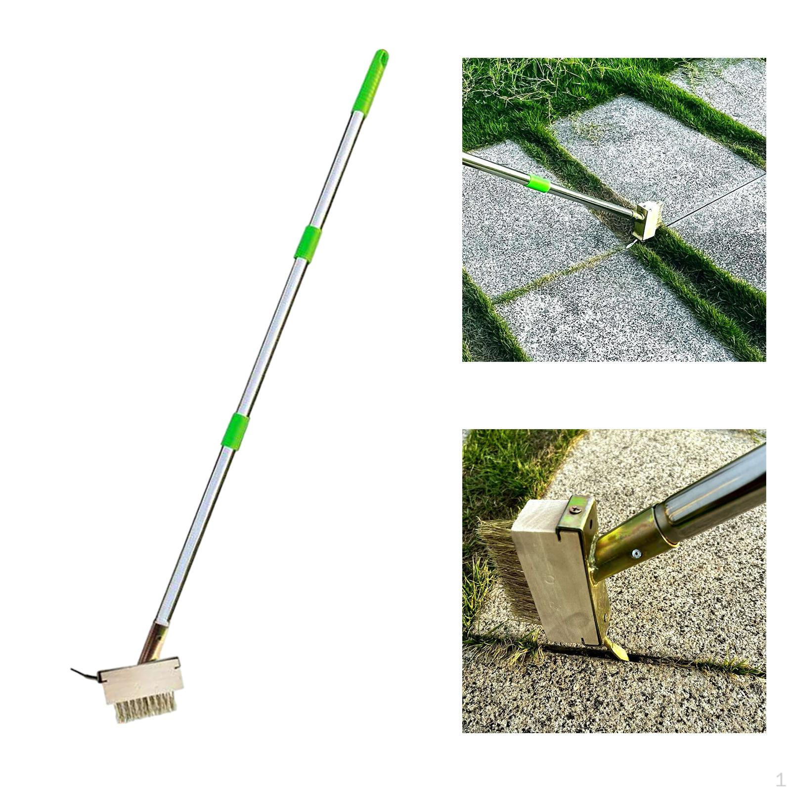 

Щетка для очистки щелей на палубе, устройство для удаления мха, ручной очиститель для тротуара 113cm