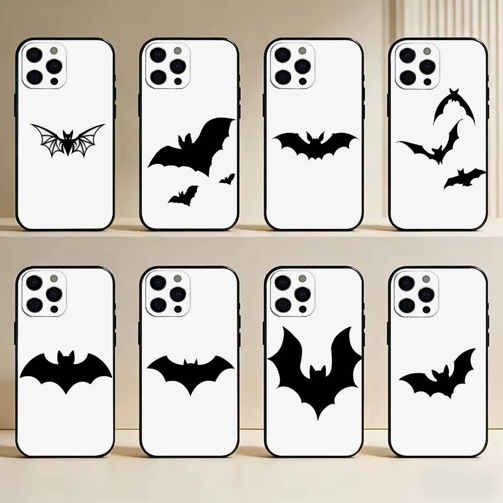 Bat Spider Pattern Matte Texture    Phone Case Silicone Soft For IPhone 17 16 15 14 13 12 11 X XR Plus Pro Max Plus