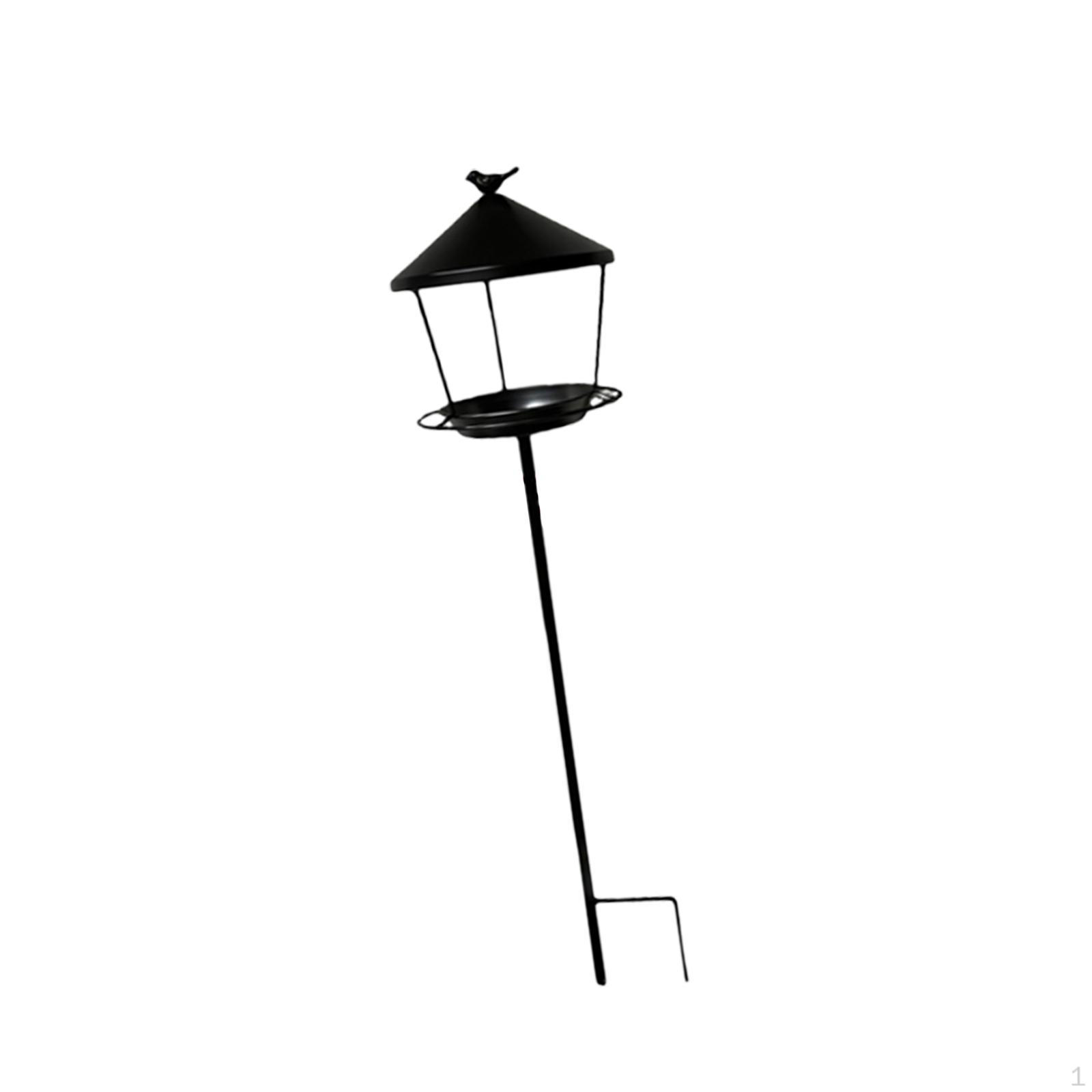 

Antique Feeder And Bath, Easy Installation, Bird Feeding Station, Ideal for The Lawn. чёрный